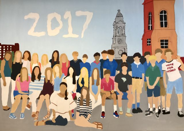 8th grade mural 2017