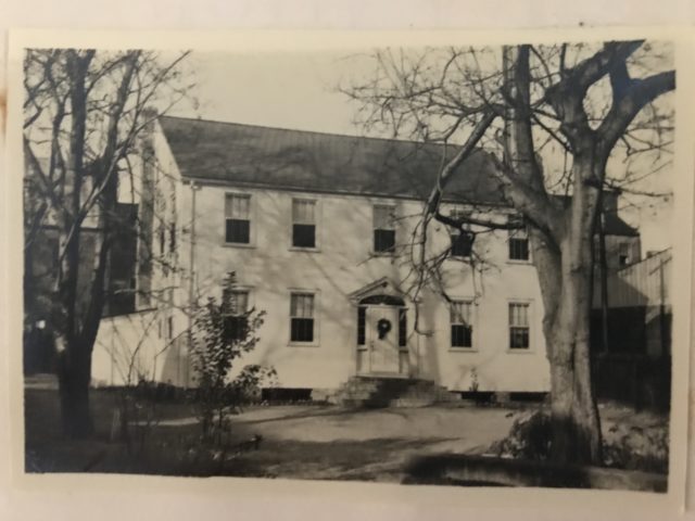 vintage photograph of school